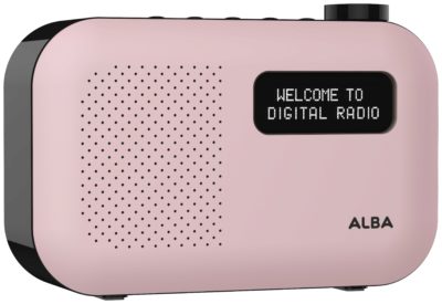 Alba Mono DAB Radio - Blush.